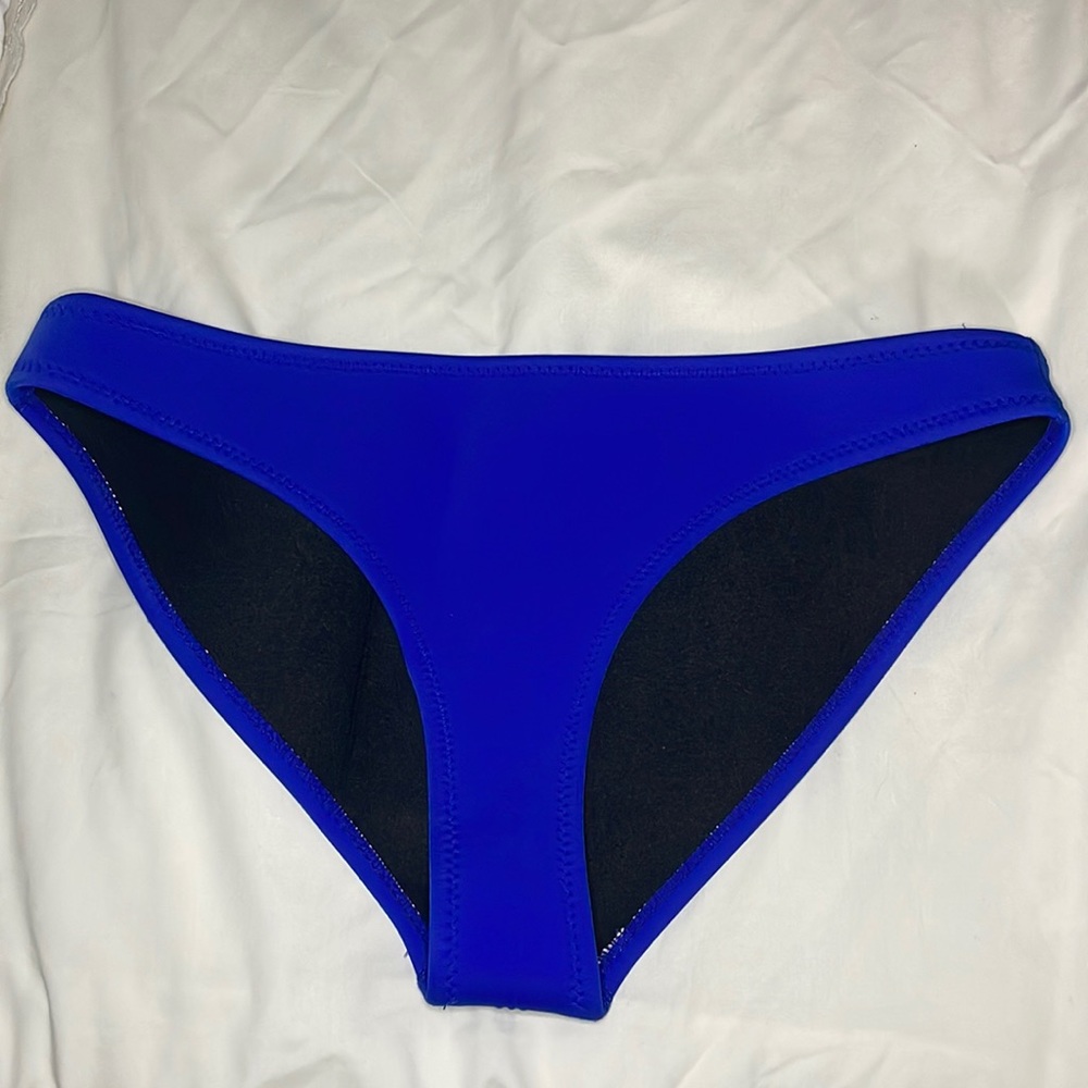 Small blue bikini bottom